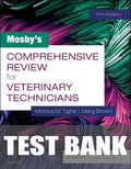 Test Bank for Mosby's Comprehensive Review for Veterinary Technicians 5th Edition by Monica M. Tighe