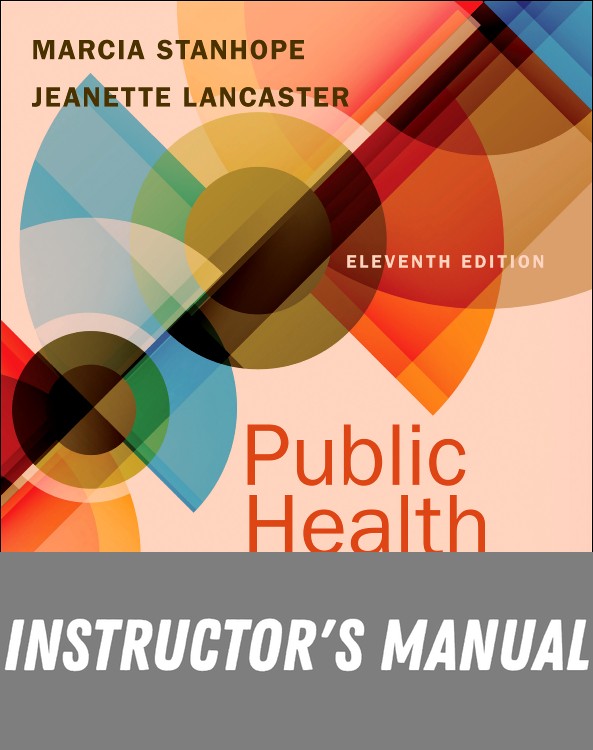 Instructor Manual for Public Health Nursing 11th Edition by Marcia Stanhope