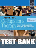 Test Bank for Pedretti's Occupational Therapy 9th Edition by Heidi McHugh Pendleton