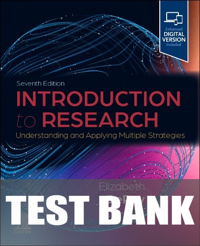 Test Bank for Introduction to Research 7th Edition by Elizabeth DePoy