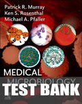 Test Bank for Medical Microbiology 10th Edition by Patrick R. Murray