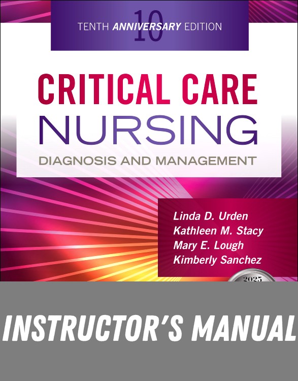 Instructor Manual for Critical Care Nursing 10th Edition by Linda D. Urden