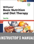 Instructor Manual for Williams' Basic Nutrition & Diet Therapy 17th Edition by Staci Nix