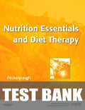 Test Bank for Nutrition Essentials and Diet Therapy 11th Edition by Nancy J. Peckenpaugh