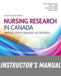 Instructor Manual for Nursing Research in Canada 4th Edition by Geri LoBiondo-Wood
