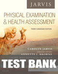 Test Bank for Physical Examination and Health Assessment 3rd Edition by Carolyn Jarvis