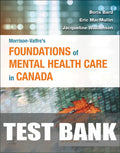 Test Bank for Morrison-Valfre’s Foundations of Mental Health Care in Canada, 1e 1st Edition by Jacqueline Williamson