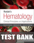 Test Bank for Rodak's Hematology 6th Edition by Elaine M. Keohane