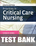 Test Bank for Priorities in Critical Care Nursing 8th Edition by Linda D. Urden