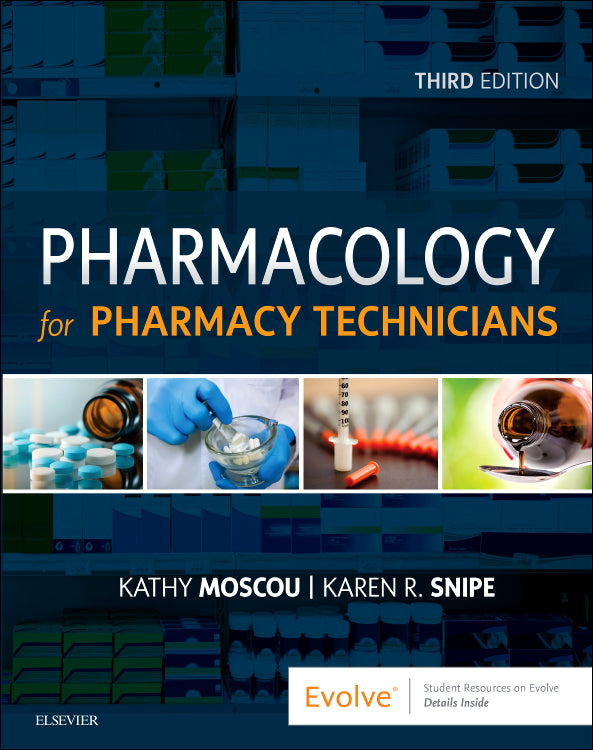 Test Bank for Pharmacology for Pharmacy Technicians 3rd Edition by Kathy Moscou