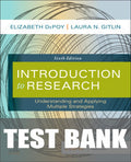 Test Bank for Introduction to Research 6th Edition by Elizabeth DePoy