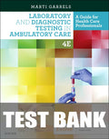 Test Bank for Laboratory and Diagnostic Testing in Ambulatory Care 4th Edition by Martha (Marti) Garrels