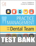 Test Bank for Practice Management for the Dental Team 9th Edition by Betty Ladley Finkbeiner