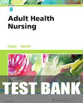 Test Bank for Adult Health Nursing 8th Edition by Kim Cooper
