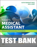 Test Bank for TEACH IRM for Today's Medical Assistant 4th Edition by Kathy Bonewit-West