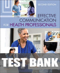 Test Bank for Effective Communication for Health Professionals 2nd Edition by Elsevier Inc