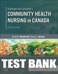 Test Bank for Stanhope and Lancaster's Community Health Nursing in Canada 4th Edition by Sandra A. MacDonald