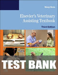 Test Bank for Elsevier's Veterinary Assisting Textbook 3rd Edition by Margi Sirois