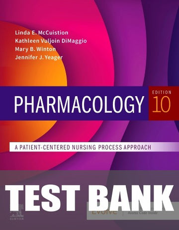 Test Bank for Pharmacology 10th Edition by Linda E. McCuistion