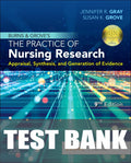 Test Bank for Burns and Grove's The Practice of Nursing Research 9th Edition by Jennifer R. Gray
