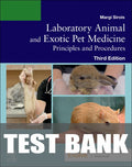 Test Bank for Laboratory Animal and Exotic Pet Medicine 3rd Edition by Margi Sirois