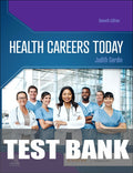 Test Bank for Manual for Health Careers Today 7th Edition by Judith Gerdin