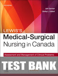Test Bank for Lewis's Medical-Surgical Nursing in Canada 5th Edition by Jane Tyerman