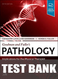 Test Bank for Goodman and Fuller’s Pathology 5th Edition by Catherine Goodman