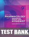 Test Bank for Applied Pharmacology for the Dental Hygienist 9th Edition by Elena Bablenis Haveles