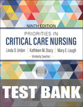 Test Bank for Priorities in Critical Care Nursing 9th Edition by Linda D. Urden