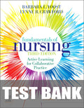 Test Bank for Fundamentals of Nursing 3rd Edition by Barbara L. Yoost