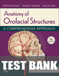 Test Bank for Anatomy of Orofacial Structures 9th Edition by Richard W. Brand
