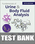 Test Bank for Fundamentals of Urine and Body Fluid Analysis 5th Edition by Nancy A. Brunzel
