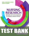 Test Bank for Nursing Research 9th Edition by Geri LoBiondo-Wood