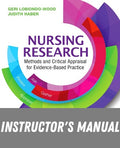 Instructor Manual for Nursing Research 9th Edition by Geri LoBiondo-Wood
