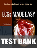 Test Bank for ECGs Made Easy 6th Edition by Barbara J Aehlert