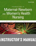 Instructor Manual for Foundations of Maternal-Newborn & Women's Health Nursing 7th Edition by Sharon Smith Murray