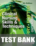 Test Bank for Clinical Nursing Skills and Techniques 9th Edition by Anne G. Perry