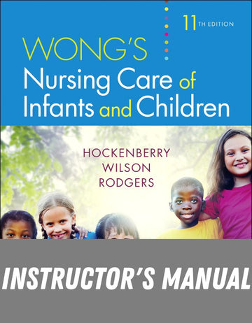 Instructor Manual for Wong's Nursing Care of Infants and Children 11th Edition by Marilyn J. Hockenberry