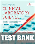 Test Bank for Linne & Ringsrud's Clinical Laboratory Science 8th Edition by Mary Louise Turgeon
