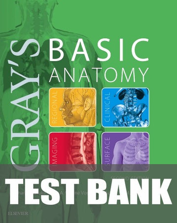 Test Bank for Gray's Basic Anatomy 2nd Edition by Richard L. Drake