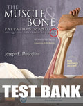 Test Bank for The Muscle and Bone Palpation Manual with Trigger Points, Referral Patterns and Stretching 2nd Edition by Joseph E. Muscolino