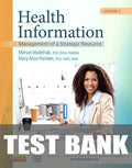 Test Bank for Health Information 5th Edition by Mervat Abdelhak