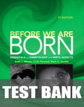 Test Bank for Before We Are Born 9th Edition by Keith L. Moore