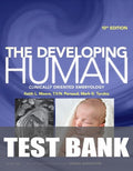 Test Bank for The Developing Human 10th Edition by Keith L. Moore