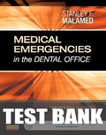 Test Bank for Medical Emergencies in the Dental Office 7th Edition by Stanley F. Malamed