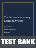 Test Bank for The Sectional Anatomy Learning System 3rd Edition by Edith Applegate