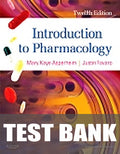 Test Bank for Introduction to Pharmacology 12th Edition by Mary Kaye Asperheim Favaro