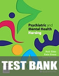Test Bank for Psychiatric & Mental Health Nursing 3rd Edition by Ruth Elder