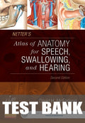 Test Bank for Netter's Atlas of Anatomy for Speech, Swallowing, and Hearing 2nd Edition by David H. McFarland